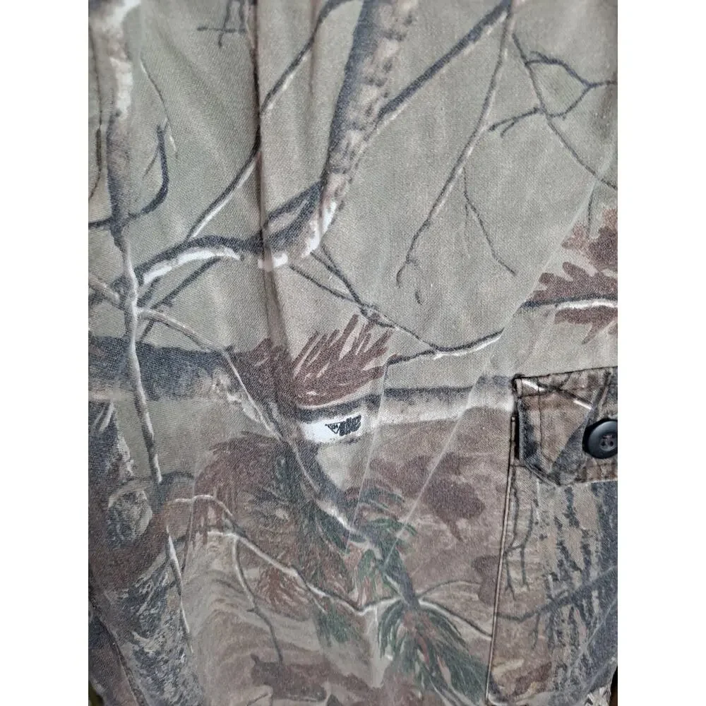 Realtree Men's Camo Baggy‎ Straight Leg Cargo Hunting Pants Size L
